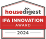 House Digest IFA Innovation Award 2024 logo with red and white design