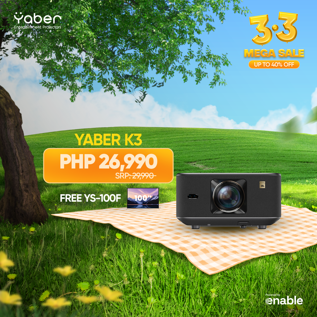 Yaber Entertainment Projector K3