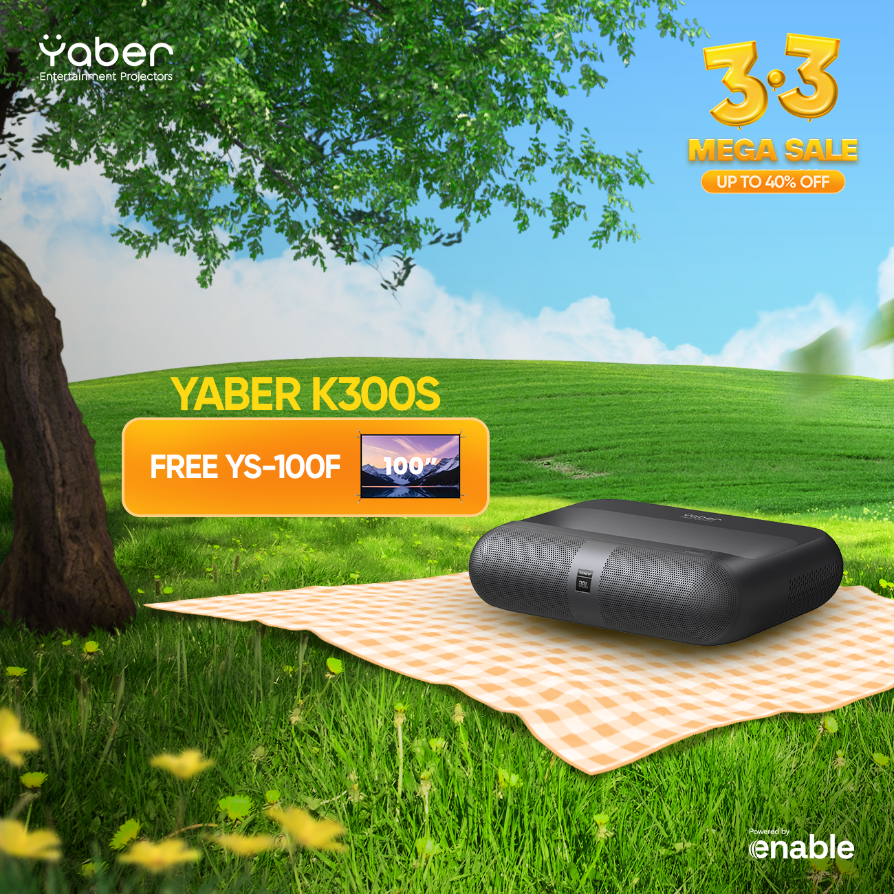 Yaber Entertainment Projector K300s