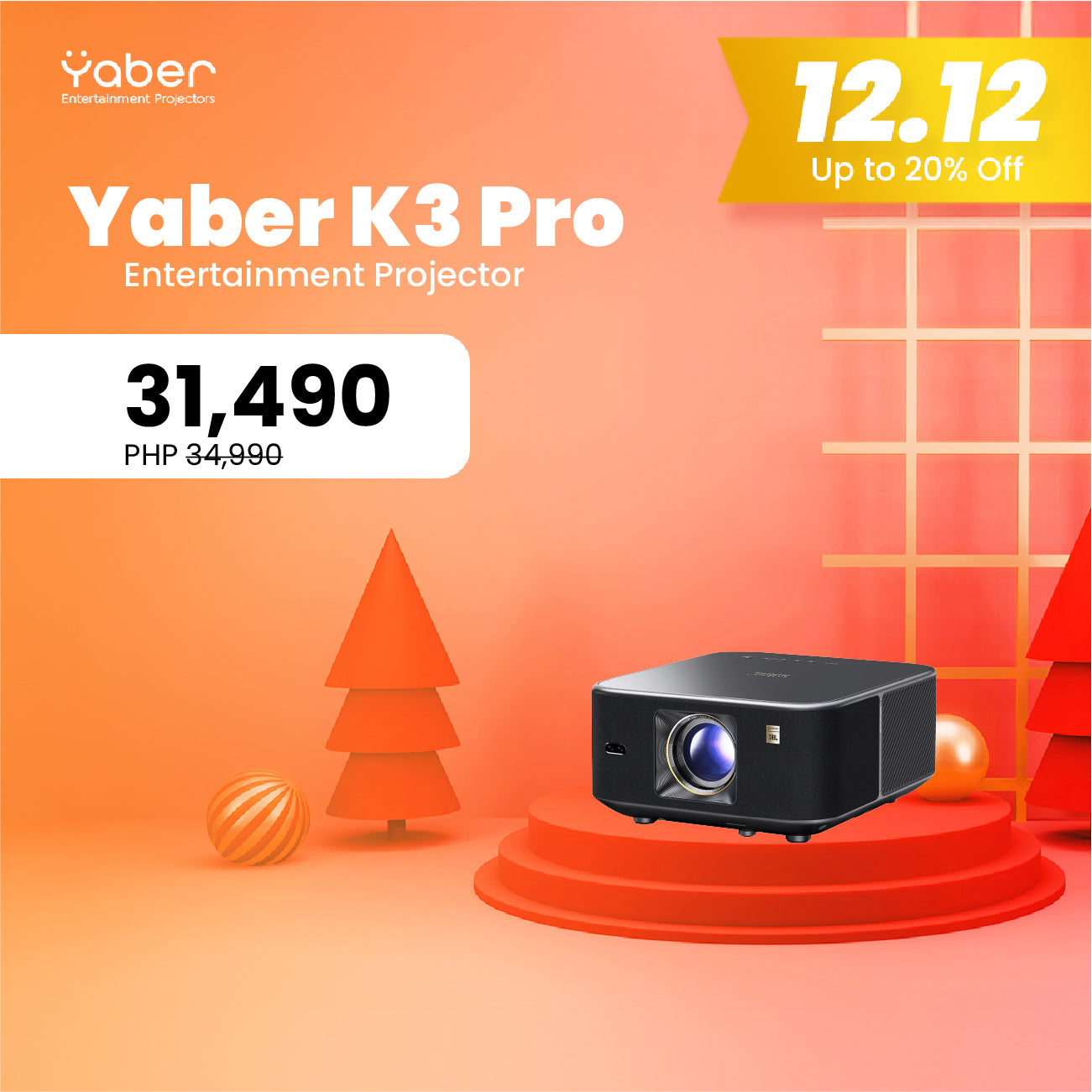Yaber Entertainment Projector K3 / K3 Pro
