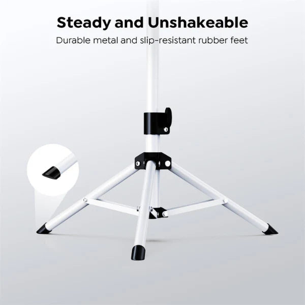 sturdy and stable projector stand with rubber feet