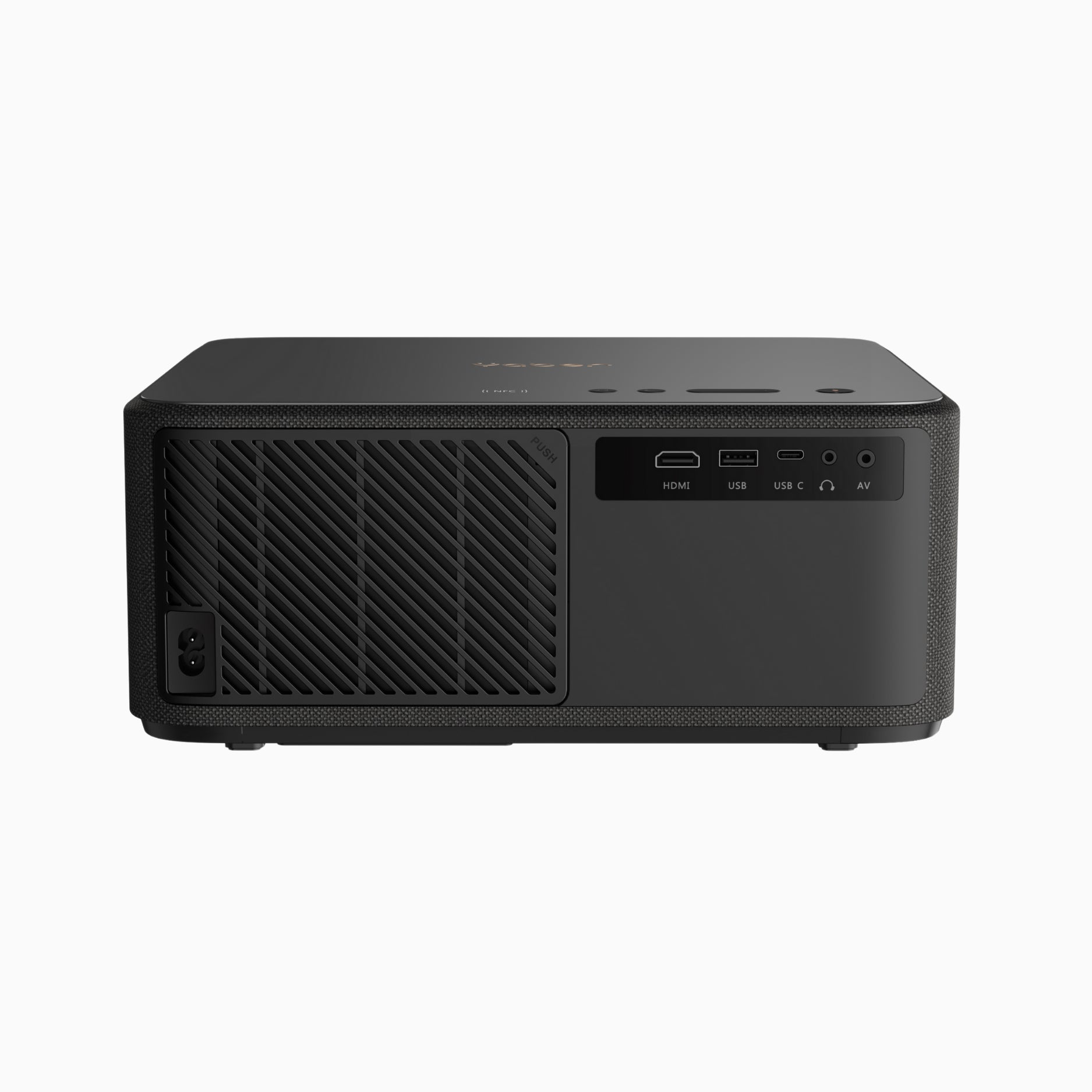 entertainment projector K2s back view on white background