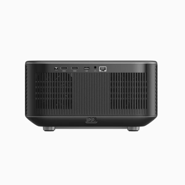 Black Yaber projector K3/K3Pro with ventilation grilles on a white background