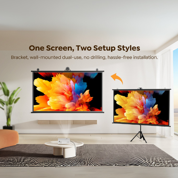 Yaber Projector Stand Screen YS-84D