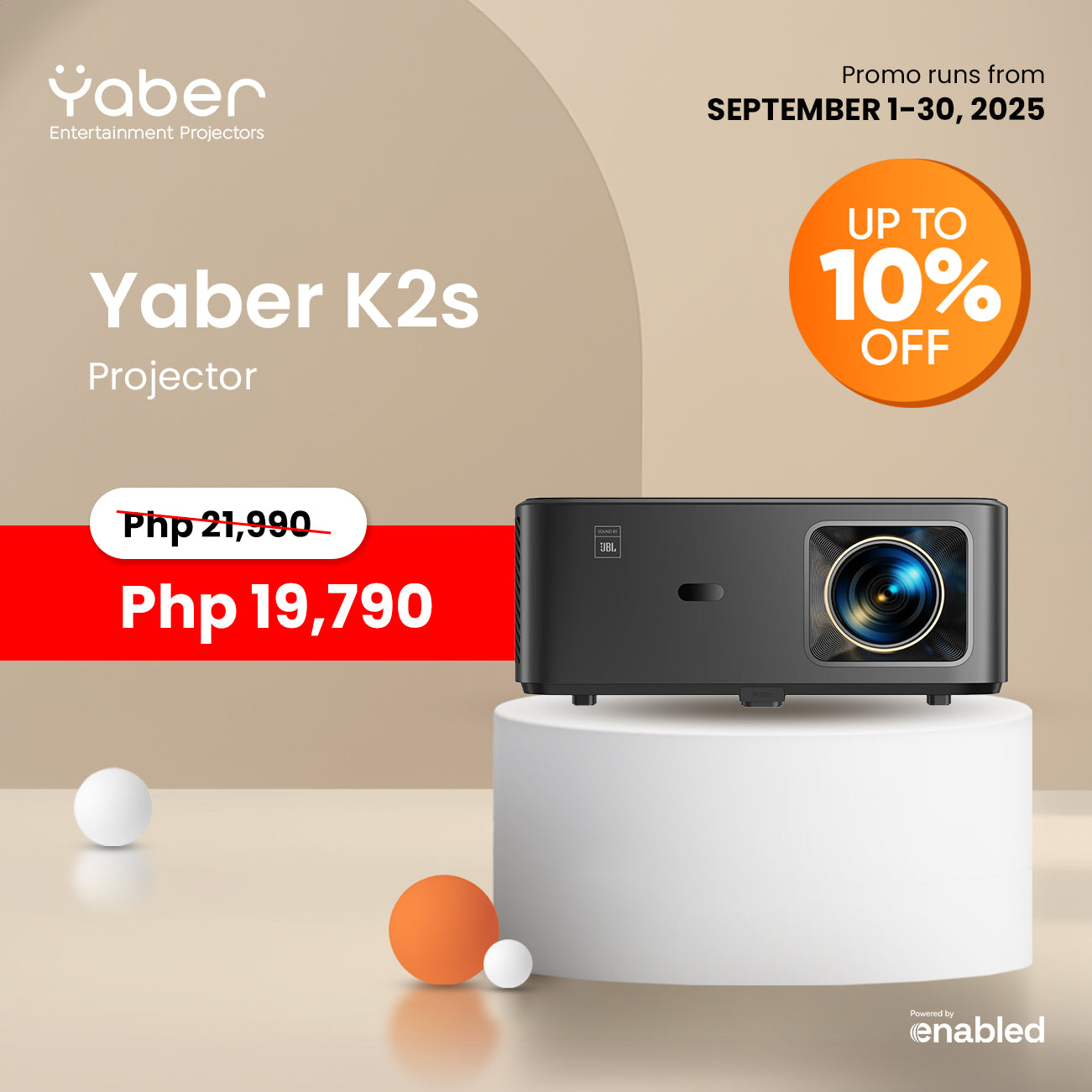 Yaber Entertainment Projector K2s