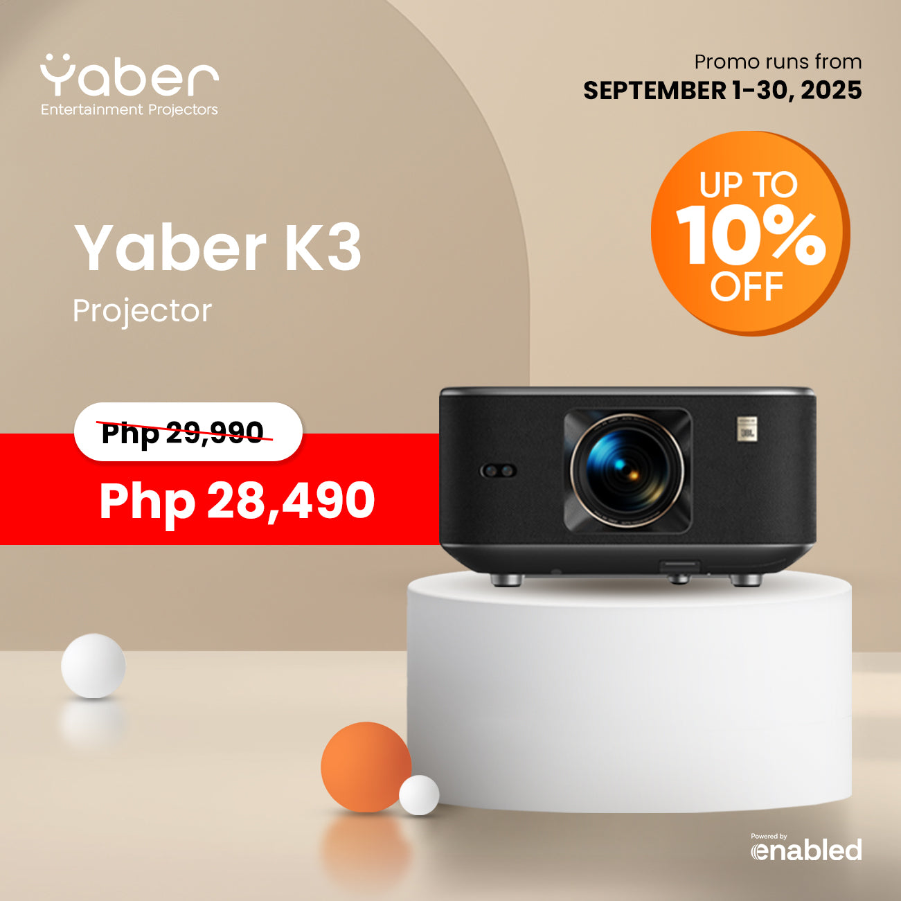 Yaber Entertainment Projector K3 / K3 Pro