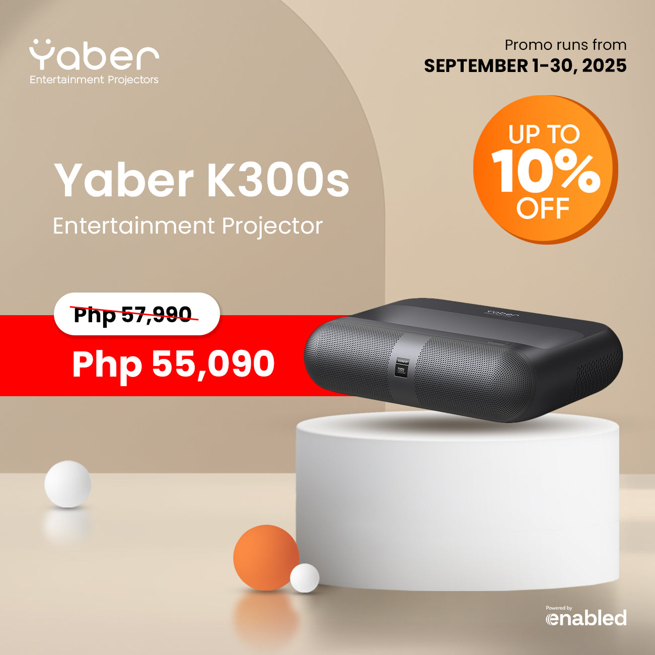 Yaber Entertainment Projector K300s