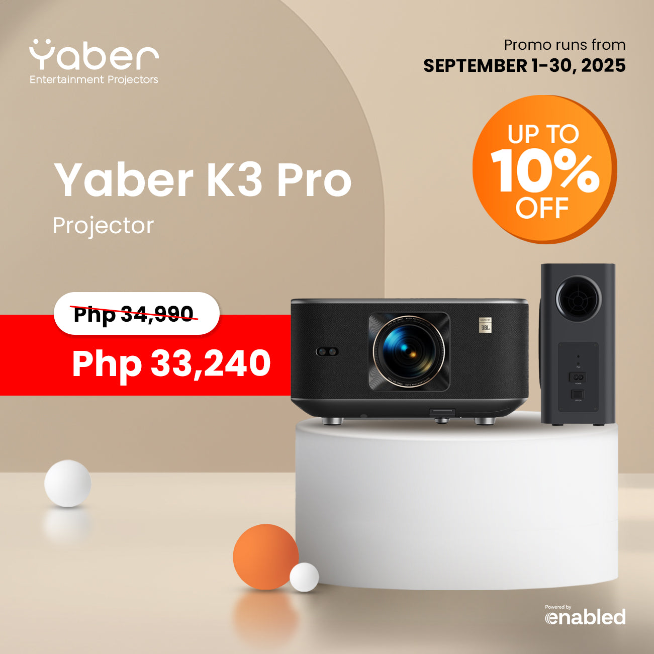 Yaber Entertainment Projector K3 / K3 Pro