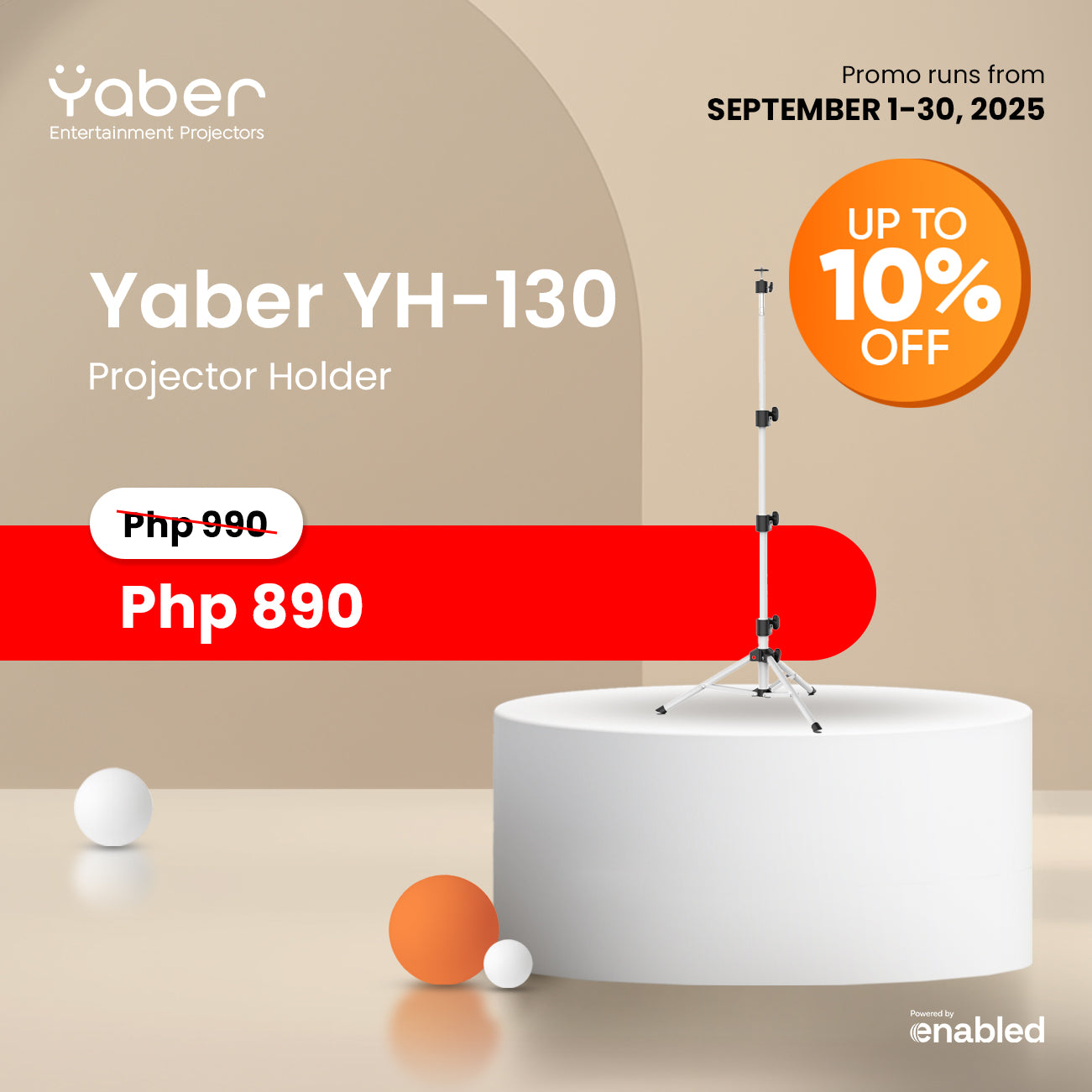 Yaber Mini Adjustable Projector Stand 130CM