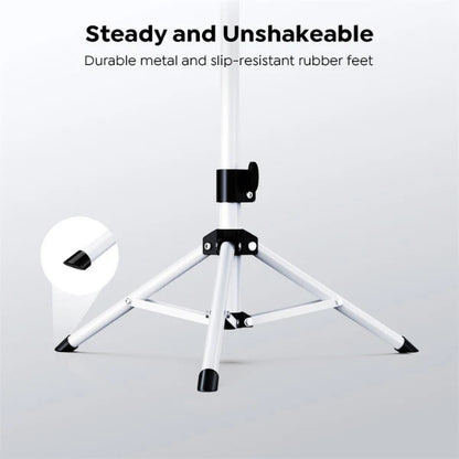 sturdy and stable projector stand with rubber feet