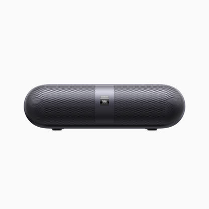 Black oval speaker with JBL logo on a white background