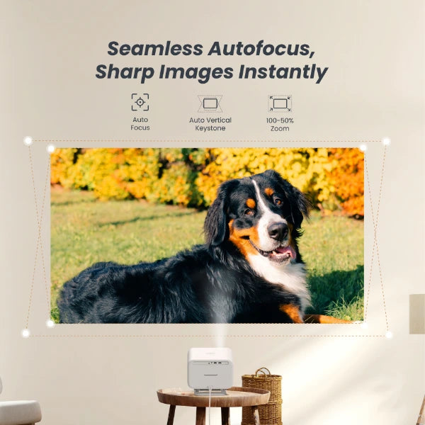 Seamless Autofocus, and Sharp Images Instantly on a Yaber L2 Plus Projector
